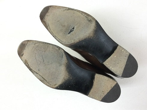 【大塚製靴】ブーツ オールソール（レザー）、ヴィンテージスチール